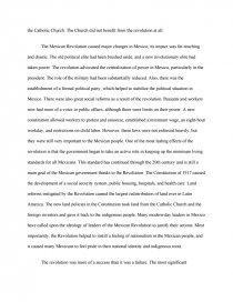 Реферат: Mexican Revolution Essay Research Paper Mexican Revolution