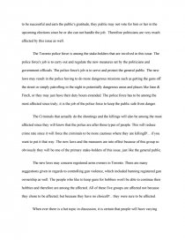 gun control violence essay