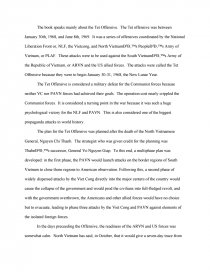 Essay Examples For High School Students Essay Preview The Tet Offensive Narrative Essay Example For High School also Examples Of Thesis Essays The Tet Offensive Research Paper Essays About High School