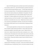 Poverty: Causes/Effects