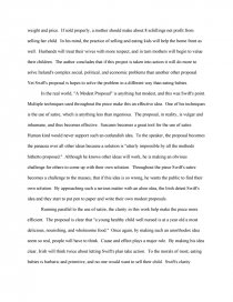 Science Essay Questions Argument Essay Thesis Statement also How To Write A Business Essay Effectiveness Of A Modest Proposal Free Essays English Class Essay