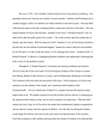 Реферат: A Modest Proposal Essay Research Paper A