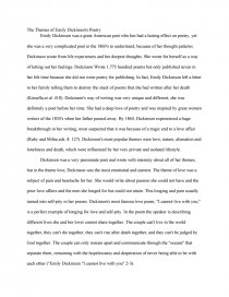 Реферат: Emily Dickinson Life And Her Works Essay Реферат: Emily Dickinson Life And Her Works Essay