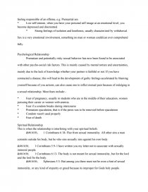 there is no safe sex essay