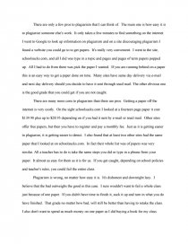 plagiarism essay