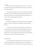 Introduction Of Information Sociaty