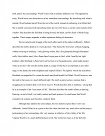 the death of a moth annie dillard analysis
