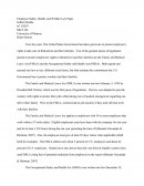 Employee Safety, Health, And Welfare Law Paper