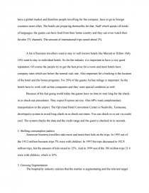 essay on hospitality management