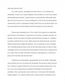The Analysis Of Love