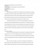 Applications And Adaptations Of Keynesian Thought