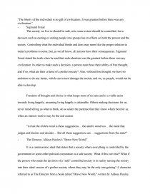 freedom vs security essay