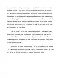 Реферат: Uniforms In School Good Or Bad Essay Реферат: Uniforms In School Good Or Bad Essay