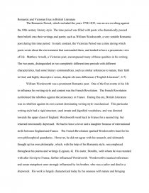 william wordsworth research paper