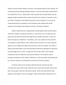 dances with wolves questions for students