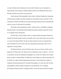 Реферат: Swan Lake Vs Revelations Essay Research Paper