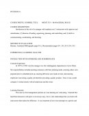 Managerial Roles