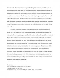 Argumentative Essay Topics High School Essay Preview Iron Jawed Angels Paper Zoom Zoom Compare And Contrast Essay High School Vs College also Topics For English Essays Iron Jawed Angels Paper Book Report Thesis Statement Argumentative Essay