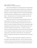 Essay #1: Analysis Of An Argument
