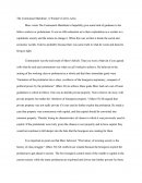 The Communist Manifesto: A Worker's Call To Arms