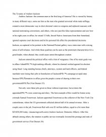 Реферат: Andrew Jackson Essay Research Paper Andrew Jackson