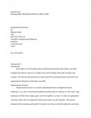 Organizational Structure
