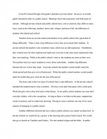 private schools are better than public schools essay