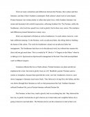 Compare And Contrast Puritan Culture And Literature With That Of The Southern Culture In Early America. Use Examples From The Works We'Ve Read To Support Your Statements.