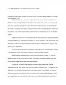 Significance Of Chapter 5 To The Novel As A Whole-Frankenstein