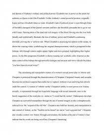 cleopatra essay