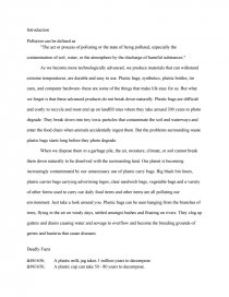 Реферат: Plastics Essay Research Paper INTRODUCTION Реферат: Plastics Essay Research Paper INTRODUCTION