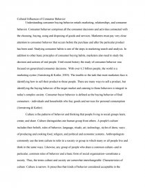 consumer culture essay consumer culture