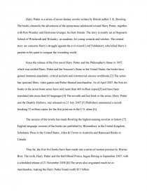 Essay On Healthy Living Similar Essays Harry Potter What Is The Thesis Statement In The Essay also Essays About Business Harry Potter College Essays Compare And Contrast Essay Sample Paper