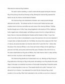 American Flag Essay