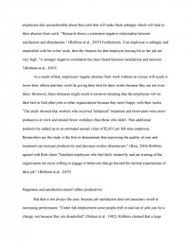 a happy employee is a productive employee essay