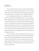 Lord Of The Flies (Book Report)