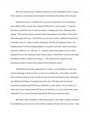 Bell And Castells Present A Different Perspective On The Information Society. Discuss Their Arguments, Citing Research That Supports And Research That Refutes Their Positions