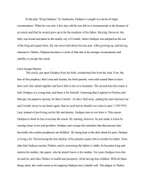Реферат: Oedipus The Mysteries Of Fate Essay Research Реферат: Oedipus The Mysteries Of Fate Essay Research