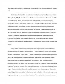 College Vs High School Essay Compare And Contrast Zoom Business Plan Writers Dallas also Can Someone Write My Business Plan Frankenstein And Edward Scissorhands Essays Site Help In How To Right Assignment