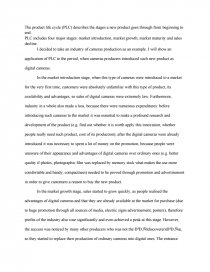 explain how the product life cycle can be applied to an industry of essay preview explain how the product life cycle can be applied to an industry of your choice