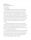 Agency Evaluation Paper