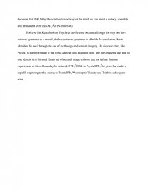 Реферат: Ode To Psyche Essay Research Paper Ode