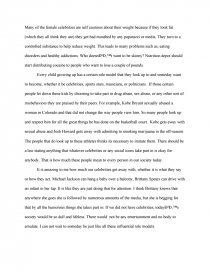 satirical essay on celebrities