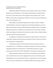 Ap English Essays Essay Preview In What Ways Can You Compare Blanche Dubois And Nora Helmer Bullying Essay Thesis also Book Writing Services In What Ways Can You Compare Blanche Dubois And Nora Helmer Politics And The English Language Essay