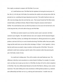 walmart essay