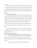 Supply Chain Management