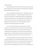 American Anexation Of The Philipinnes