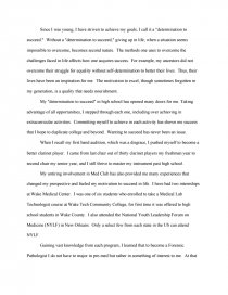 speech on determination