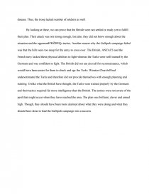 why did the gallipoli campaign fail essay