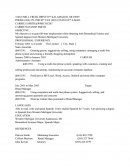 Resume Format